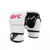 Перчатки MMA для спарринга 8 унций L/XL белые UFC UHK-69148 / UHK-90073-00