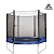 Батут DFC Trampoline Fitness 5ft наружн.сетка, синий (152см)